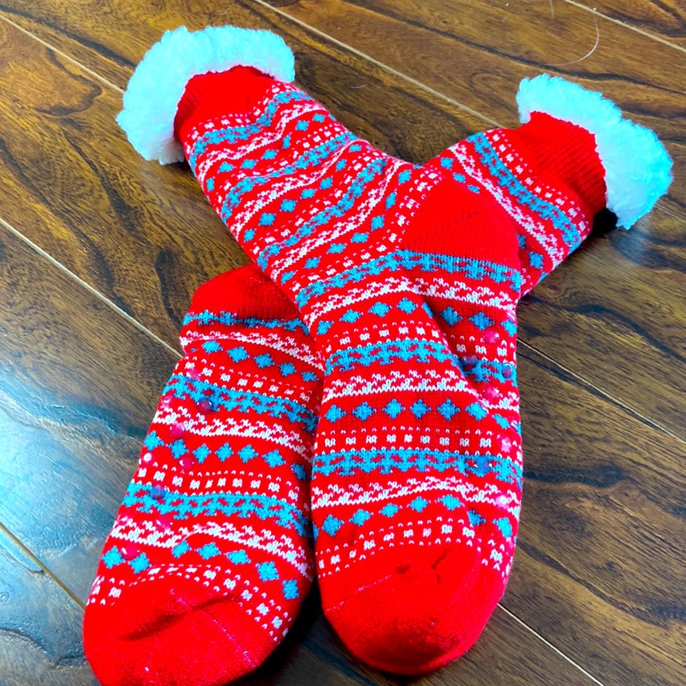 Beautiful grippy socks